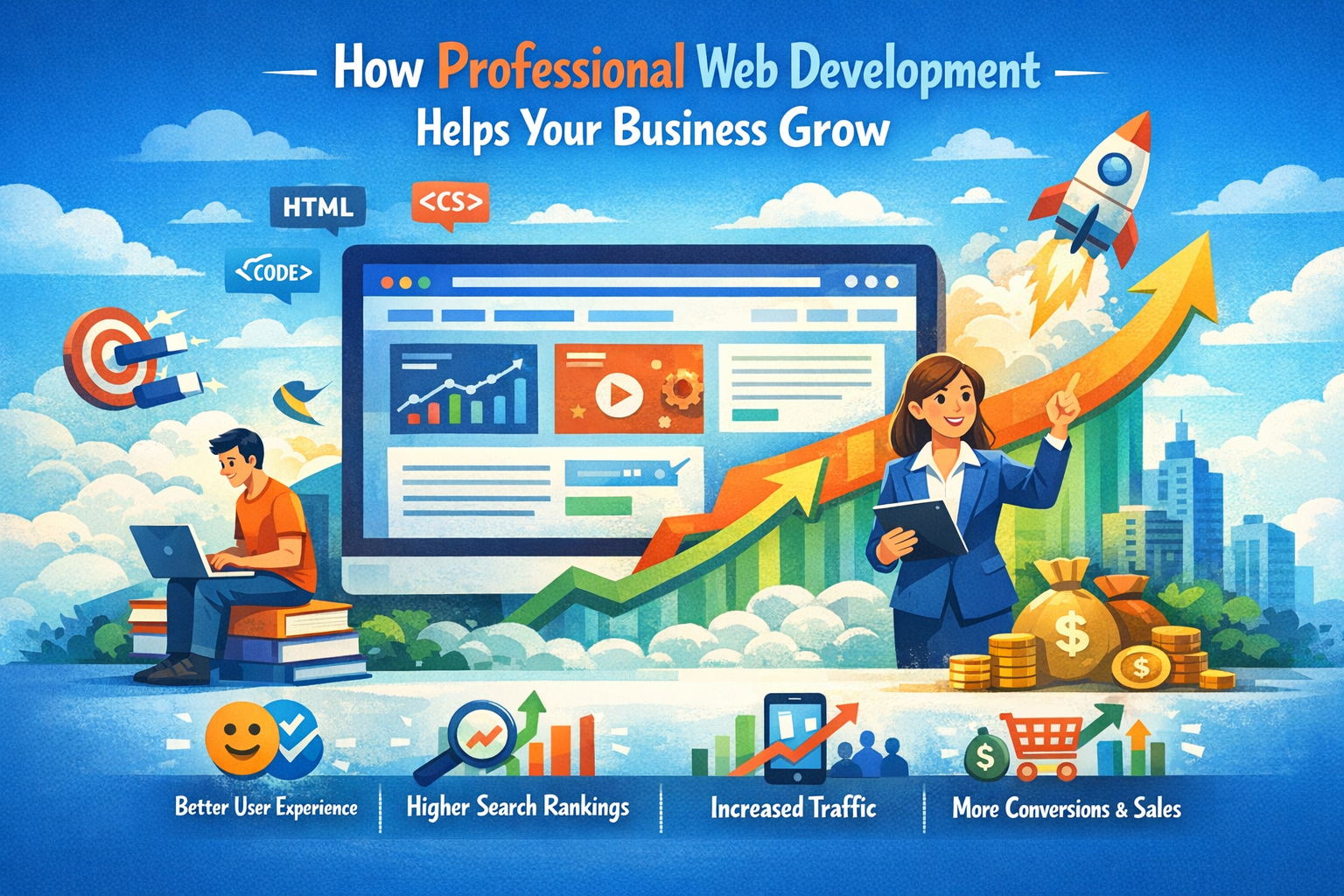 How Professional Web Development Helps Your Business Grow