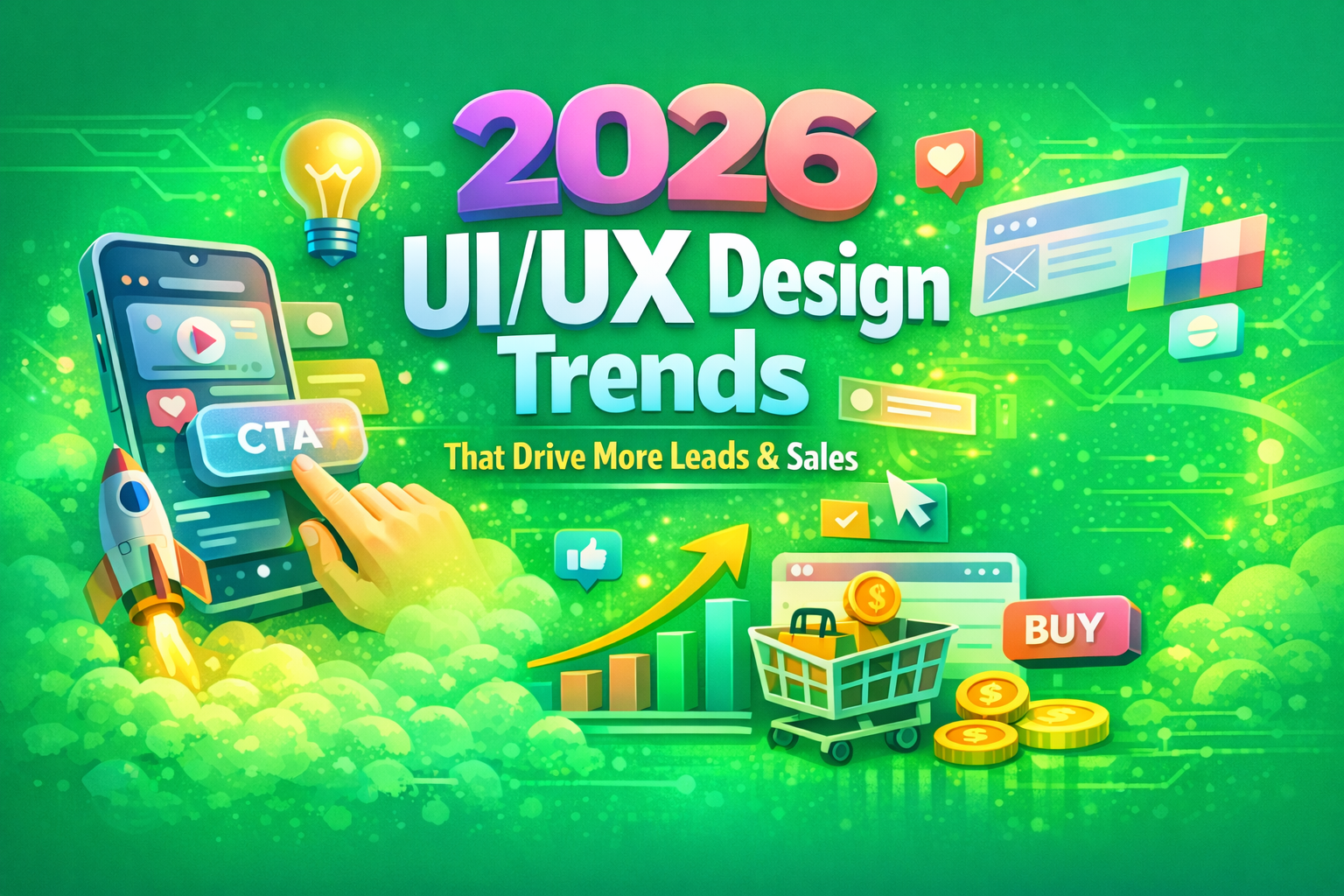 2026 UI/UX Design Trends That Drive More Leads & Sales