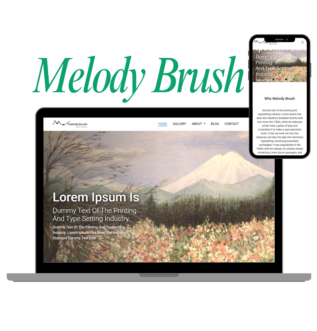 Melody Brush - SBM Web Solution Project