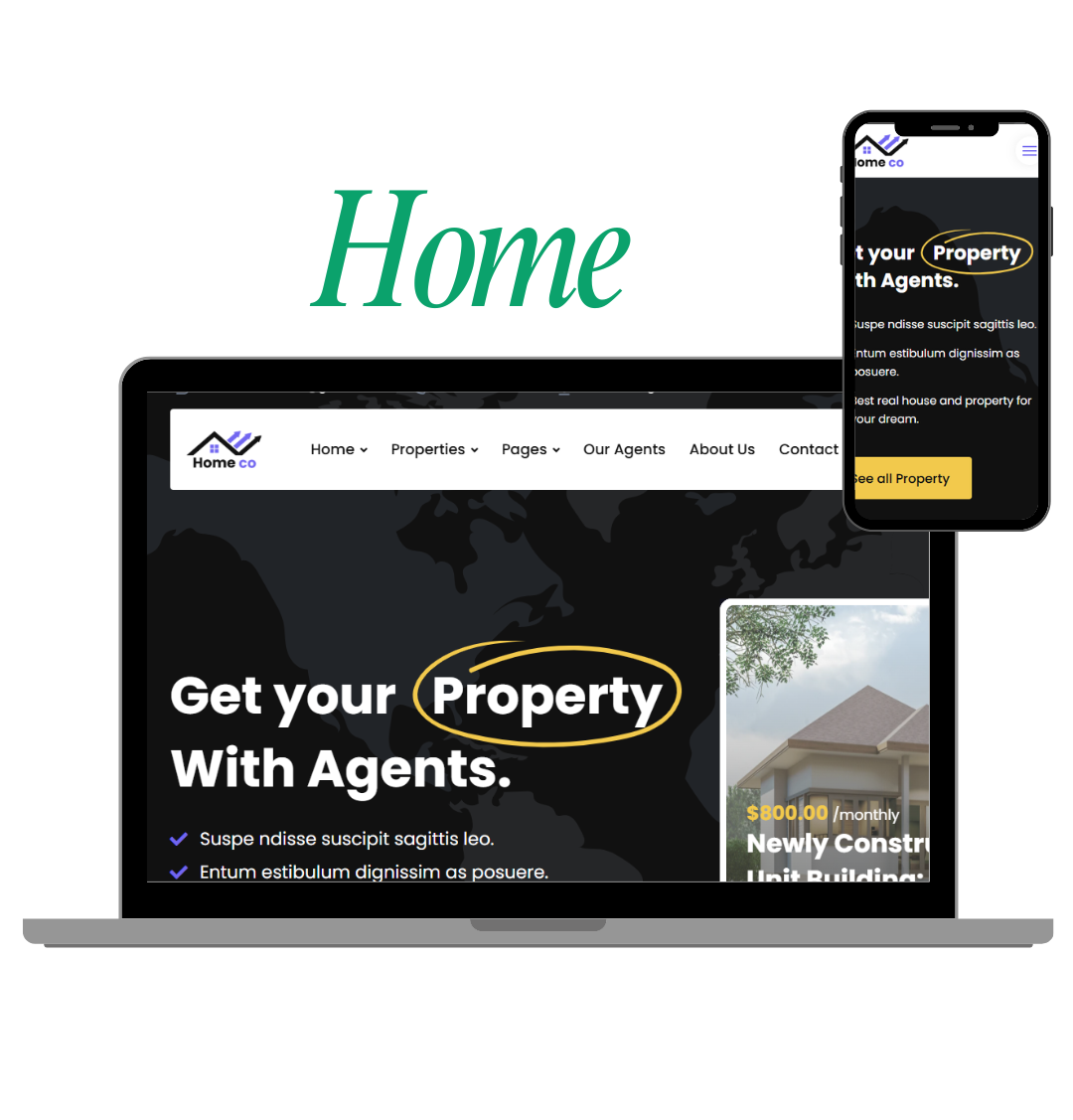 Home Property - SBM Web Solution Project