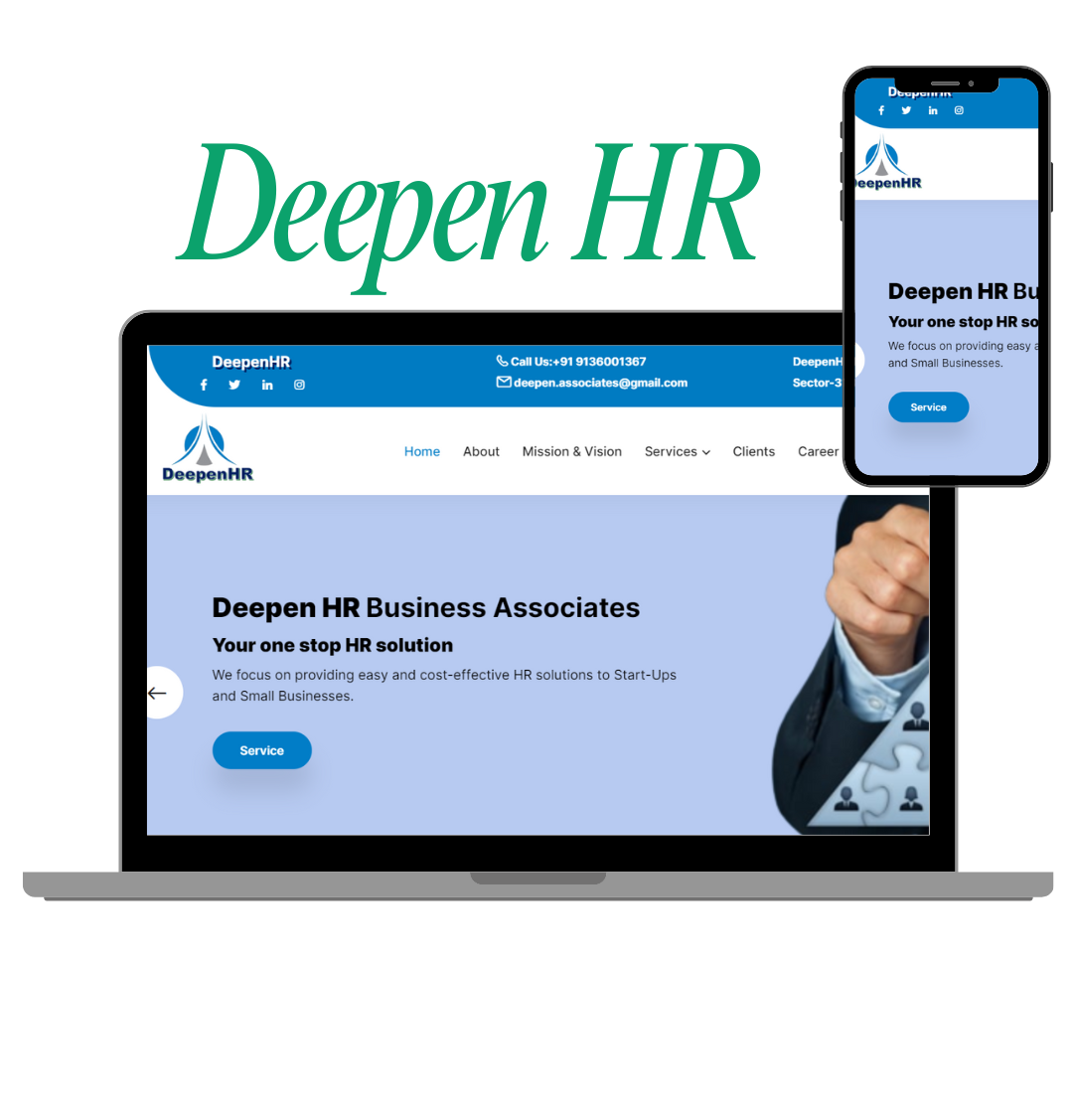 Deepen HR - SBM Web Solution Project